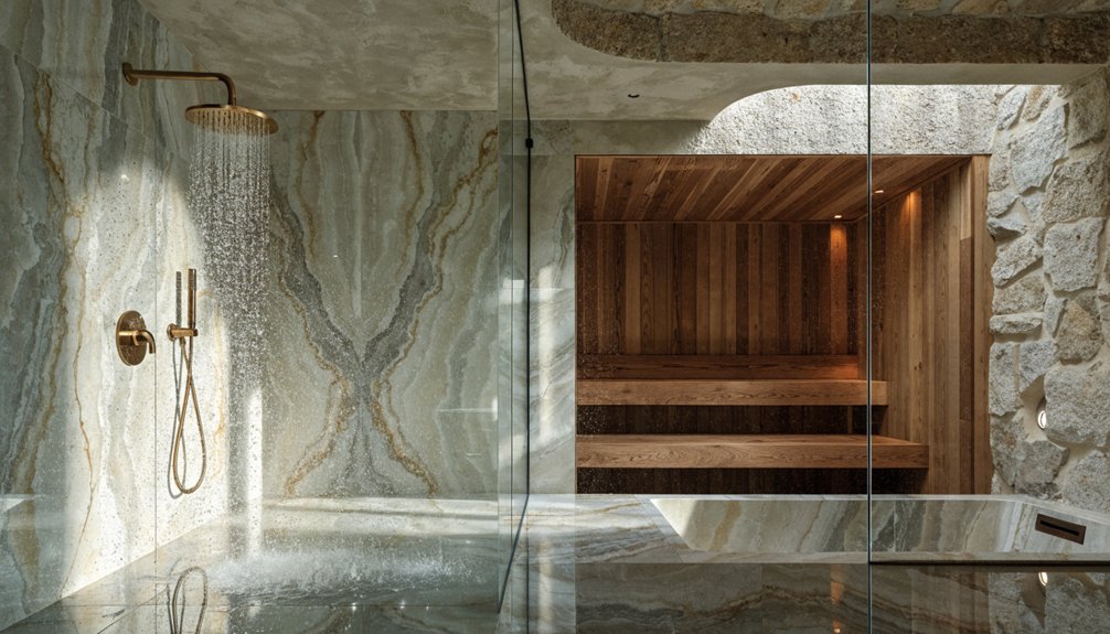 luxury bathroom and spa